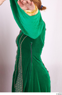  Photos Woman in Historical Dress 107 17th century green dress historical clothing upper body 0003.jpg